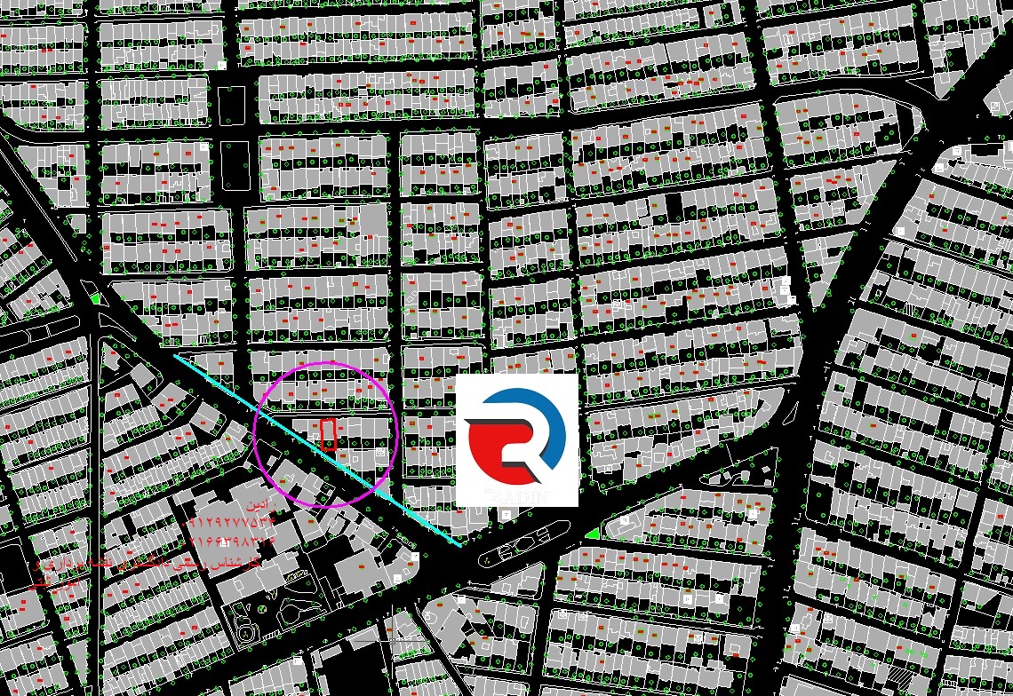 نقشه utm یو تی ام 2000 ام برای شهرداری های تهران