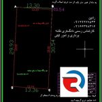 نقشه utm دوخطی برای ثبت و شهرداری در منطقه 6 تهران