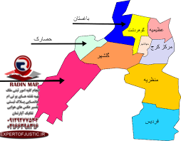 نقشه کرج مهرشهر